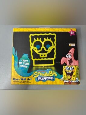 Nickelodeon SpongeBob SquarePants LED Neon Face Light - Yellow